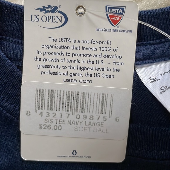 US OPEN YOUTH T-SHIRT NWT - Picture 7 of 10